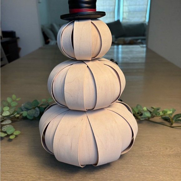 Longaberger Snowman Decor with Black and Orange Accents - Picture 4 of 12